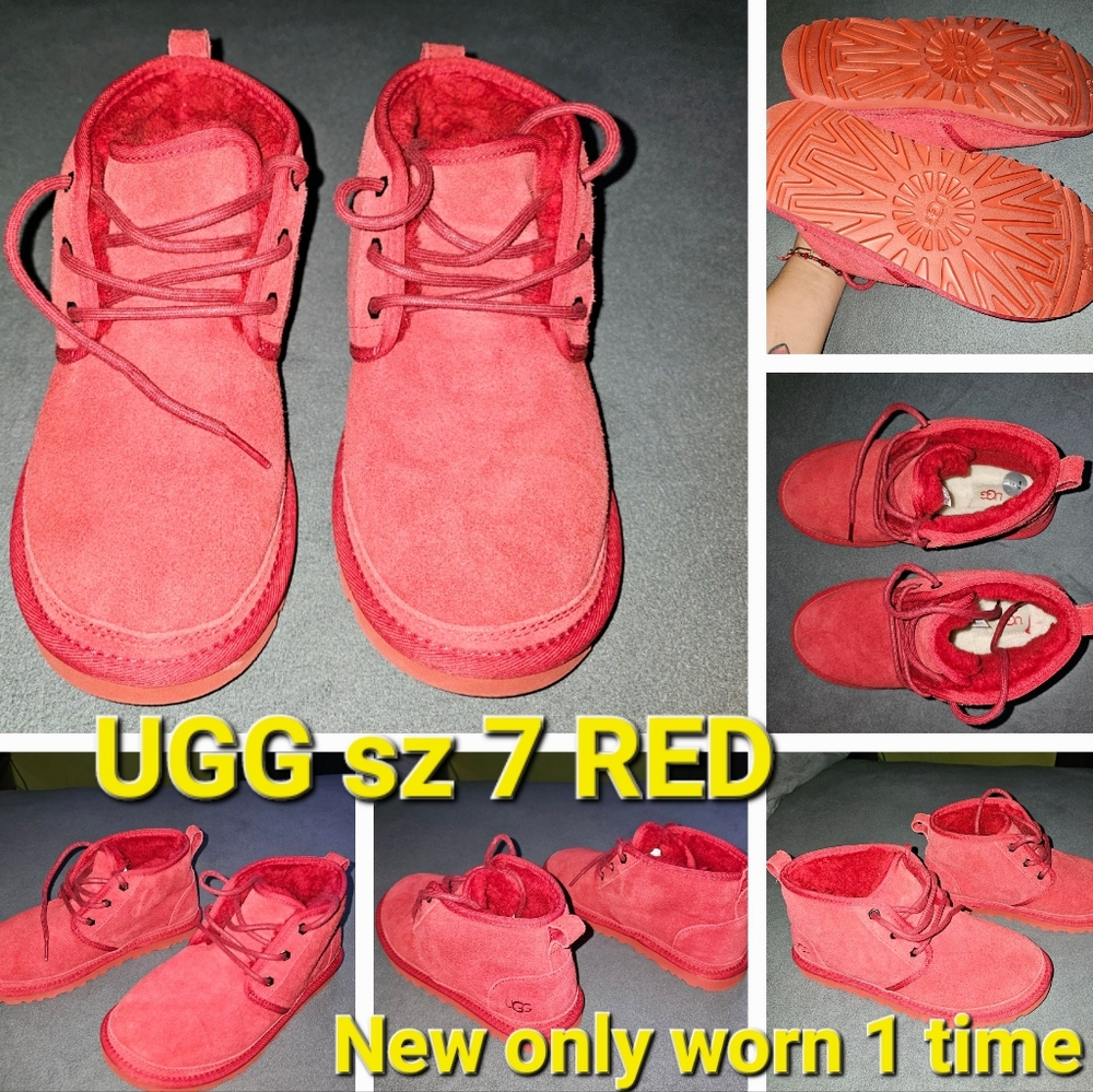 UGG sz 7 RED